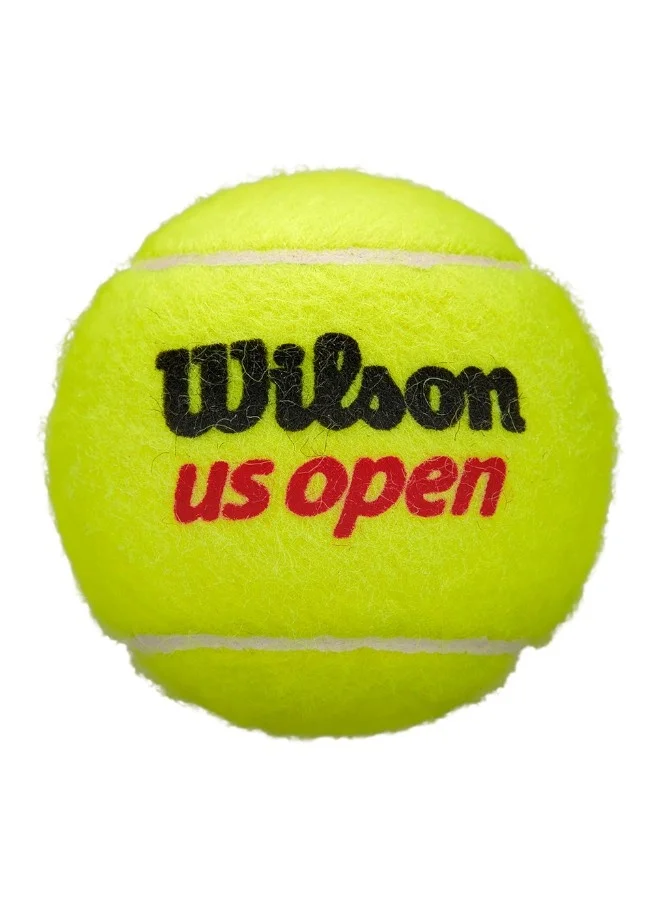 Wilson Yellow US Open Extra Duty Hard Court Yellow Tennis Balls - 3 Ball Can  | Best Price UAE