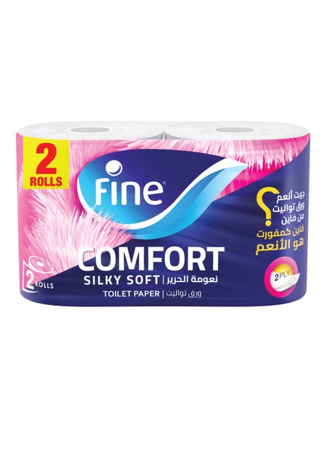Comfort - 2 Ply Toilet Tissue Paper - 2 Rolls
