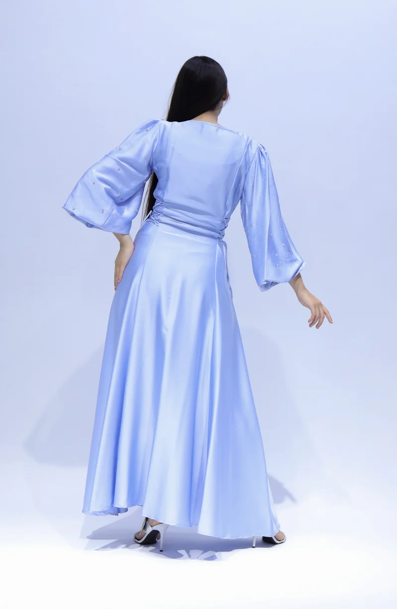 ان لاف Home event dress with beautifull embroidery