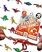 UpBrands 48 Stretchy Dinosaurs Toys 2 12 Inches Bulk Set 8 Glitter Colors Kit for Birthday Party Favors for Kids Goodie Bags Easter Egg Basket Stuffers Pinata Filler Students Rewards - Image 2