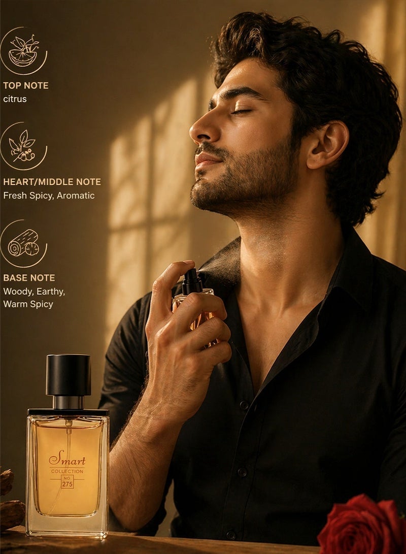 Smart collection Bold Smart Collection No. 275 Men’s Perfume – 25ml | Long Lasting Perfume for Men Eau De Parfum - Image 3