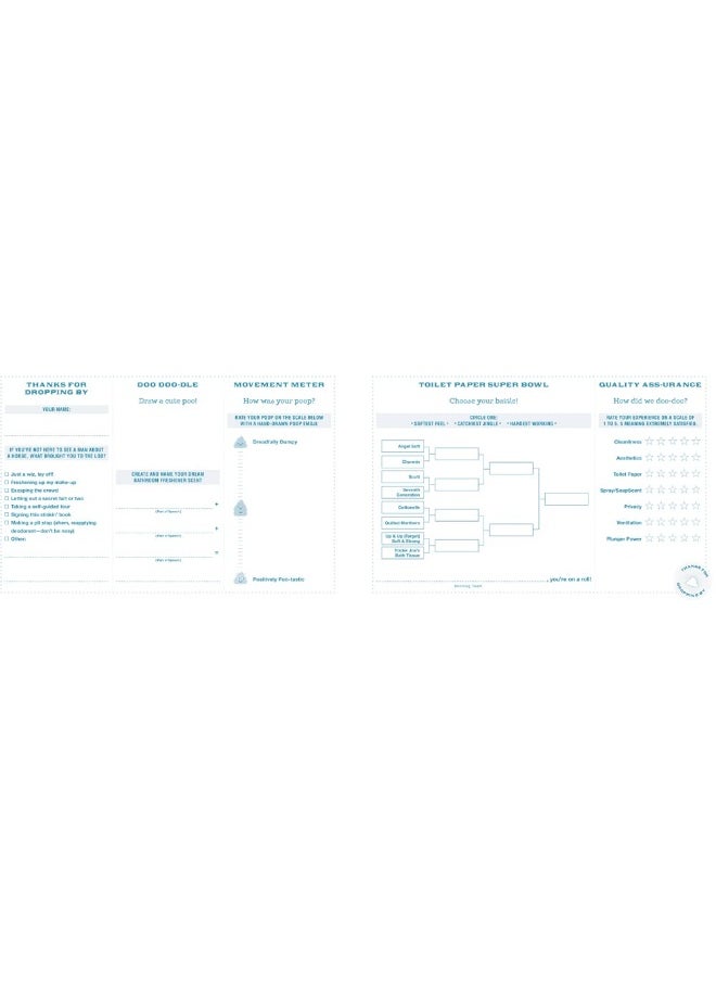 The Loo Ledger: Record Your Thoughts from the Throne: A Guest Book for the Bathroom
