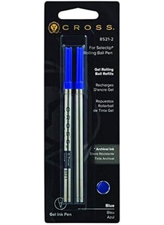 Cross Selectip Gel Rollerball Pen Refill Blue Dual Pack  - Image 3