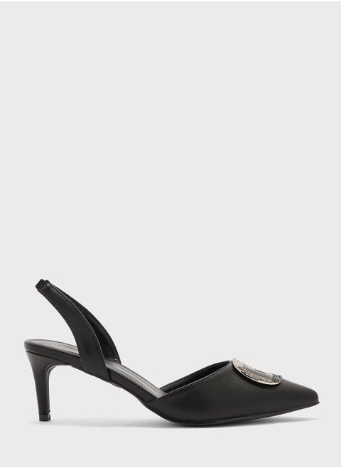 Pointed Toe Ankle Strap Sandals