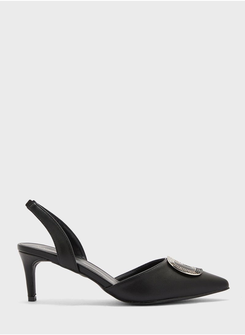 Vincci - Pointed Toe Ankle Strap Sandals - Image 1