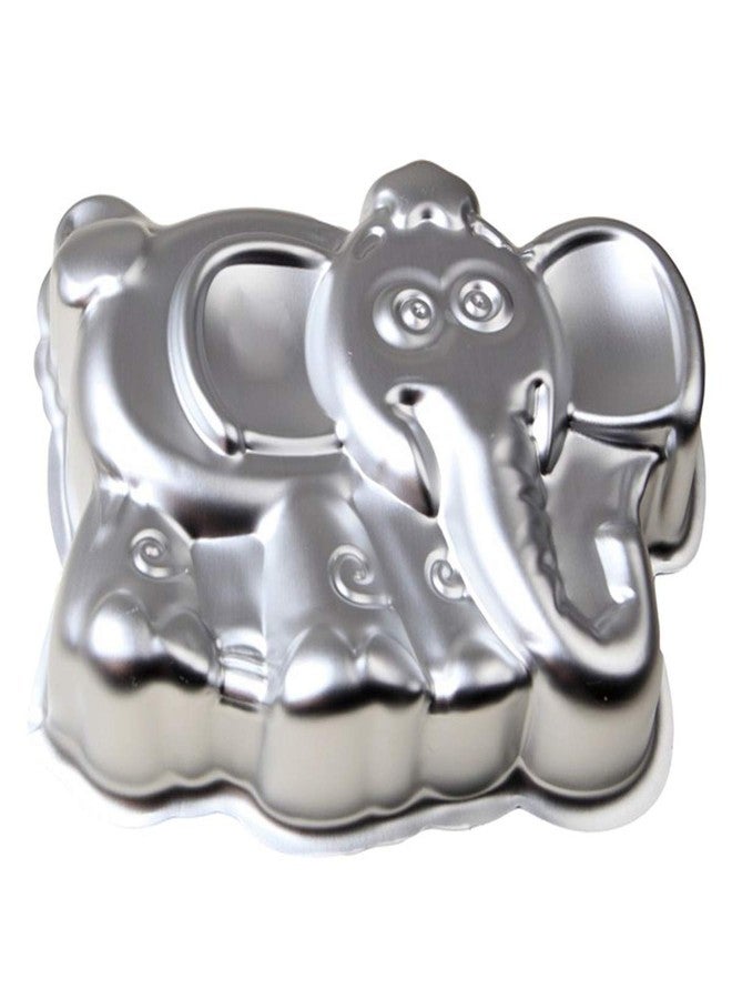 Pormasbenzer 10-INCH Elephant Shaped Cake Pan Mould Aluminum 3D Animal DIY Cake Baking Pan for Birthday, Anniversary, Party, Christmas - Image 4