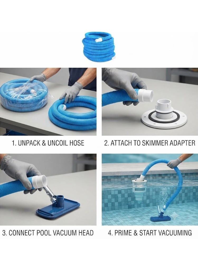 ASTRAL POOL Suction Hose Auto Floating with Rotating Cuffs Pipe (30m) - Image 3