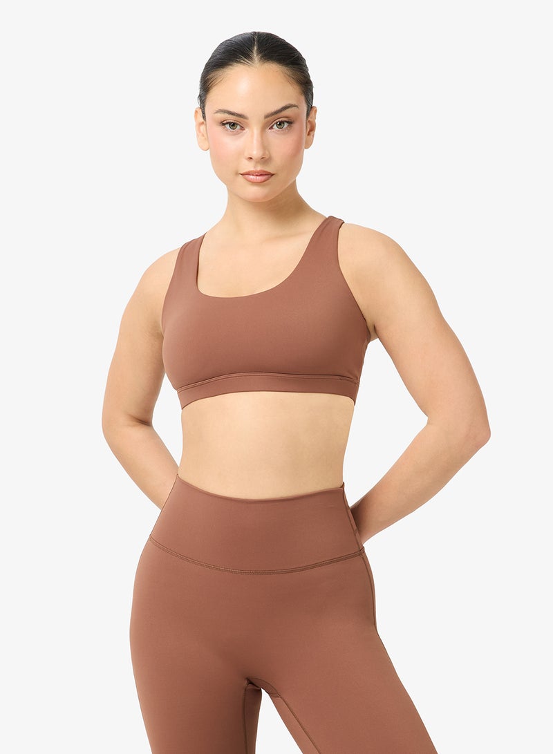 FRWD Soft Touch Medium Coverage Sports Bra & Seamless Flared Legging Set - Image 3