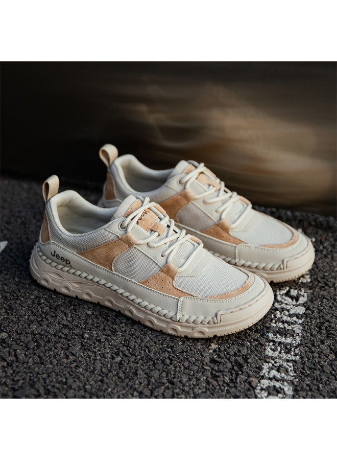 Jeep Lightweight And Breathable】 Men's Casual Shoes, Spring And Autumn Mesh Breathable Sports Shoes, Lightweight Versatile Soft Sole - Image 3