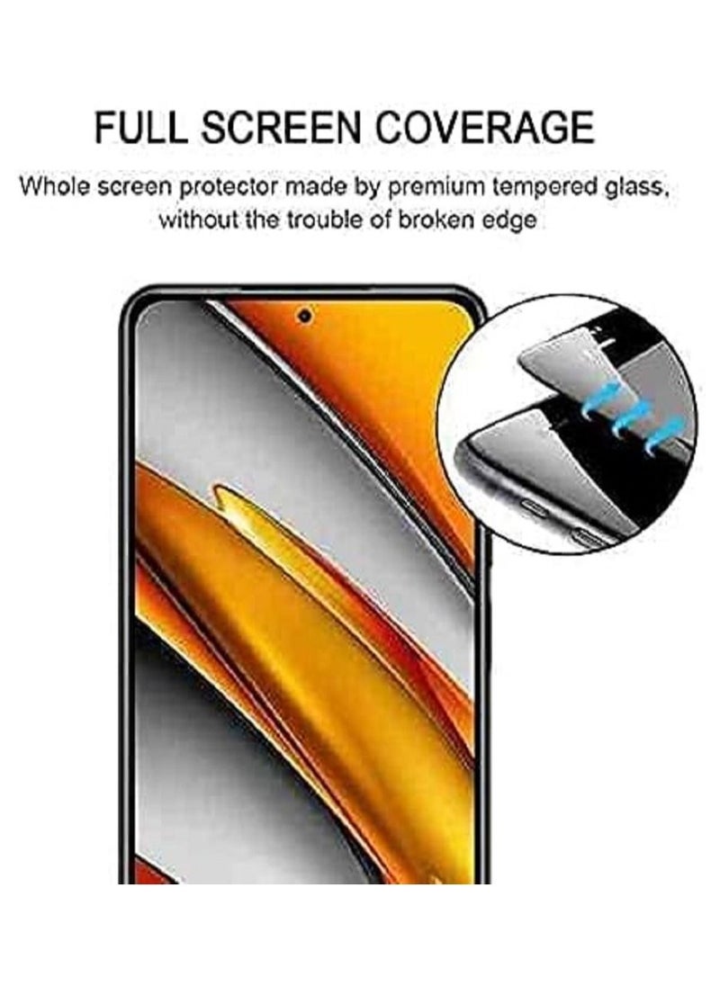 Generic - XIAOMI REDMI NOTE 10 PRO MAX Tempered Glass Screen Protector Full Glue Edge to Edge 9H Hardness Anti Fingerprint 3D Curved Round Edges Scratch Proof for XIAOMI REDMI NOTE  10 PRO MAX (5D) - Image 1