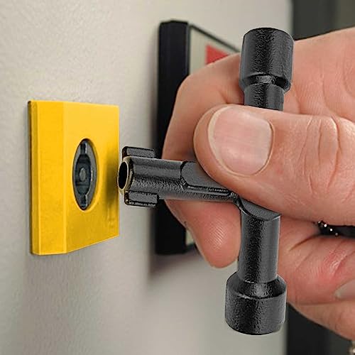 Hanpex 4 in 1 Meter Box Key Gas Key Utility Key, for mail box, elevator, electrical cupboard box, train door, water meter valve - Image 4