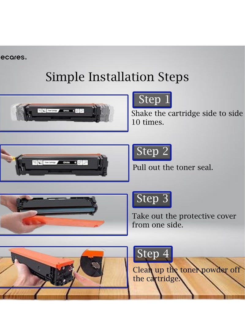 ECARES® Compatible Toner Cartridge Replacement for HP 83A CF283A Work with HP Laserjet Pro MFP M125nw M125rnw M127 M127fn M127fw M126 M128fn M201dw M201n M225dw M225dn Printer (Black) - Image 4