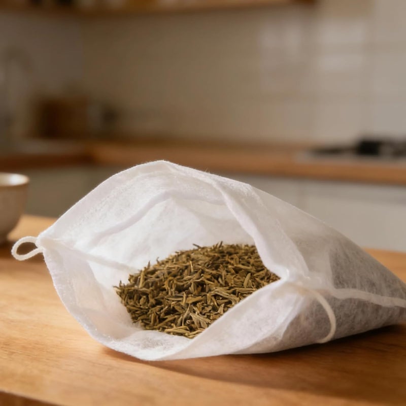2 Pcs Brew Bags, Reusable Filter for Tea & Coffee, Polyester Mesh, 3.9 X 3.9 X 3.9 in, Bucket Shape - Image 5