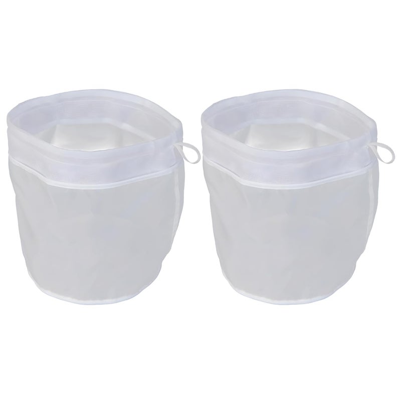 2 Pcs Brew Bags, Reusable Filter for Tea & Coffee, Polyester Mesh, 3.9 X 3.9 X 3.9 in, Bucket Shape - Image 1