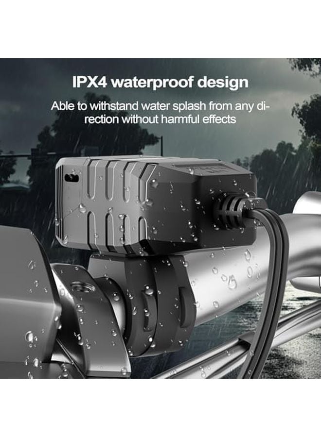 Motorcycle USB Charger Fast Charging Waterproof Hard Cover Phone Charger - Image 3