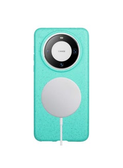 Zaboon Case For Huawei Mate 60 Pro Wheat MagSafe Magnetic Straw Material + TPU Phone Case  - Image 1