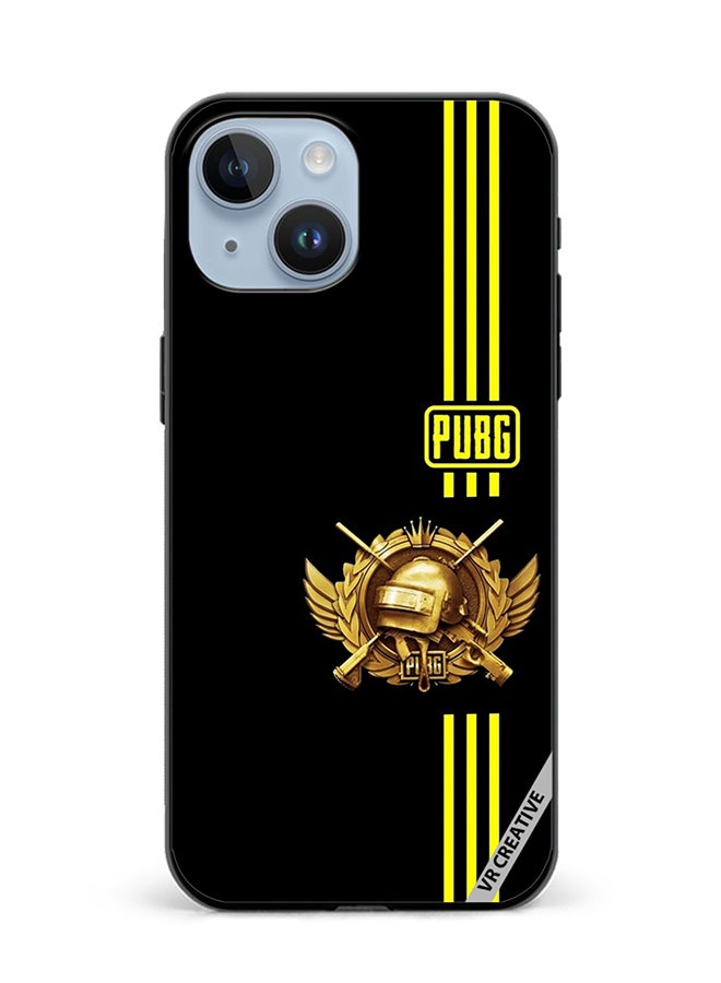 VR CREATIVE Protective Case Cover For Apple iPhone 15 Pubg Yellow Design Multicolour - Image 1