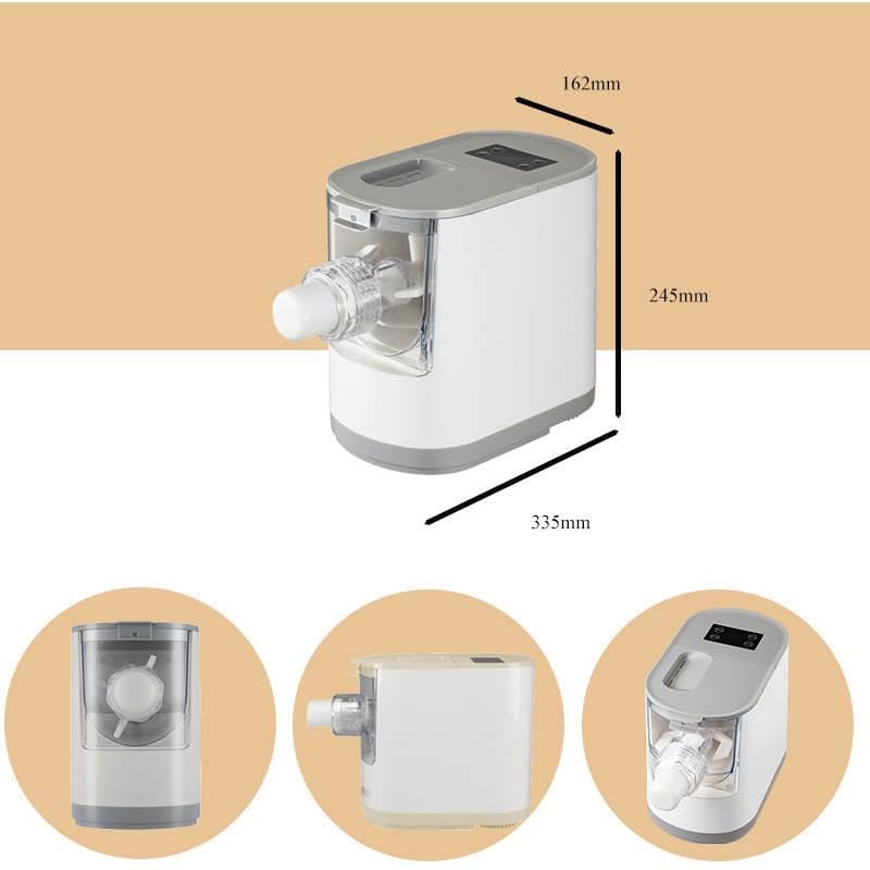 SYSVENT The Future Pasta Maker Machine Fully Automatic Electric Pasta Making Machine with 12 Different Types of Mould to Make Pasta Noodels Spaghetti Fettuccine Lasana Dumplings  - Image 5