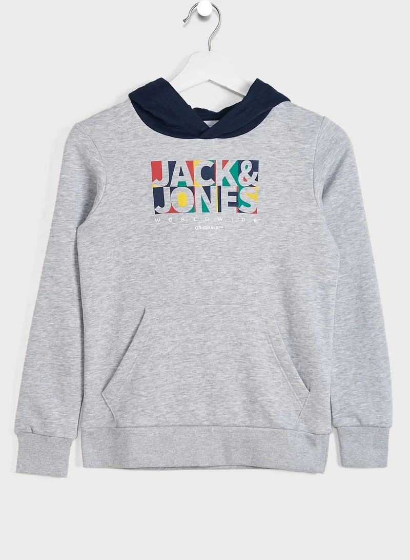 Jack & Jones Junior Youth Logo Hoodie
