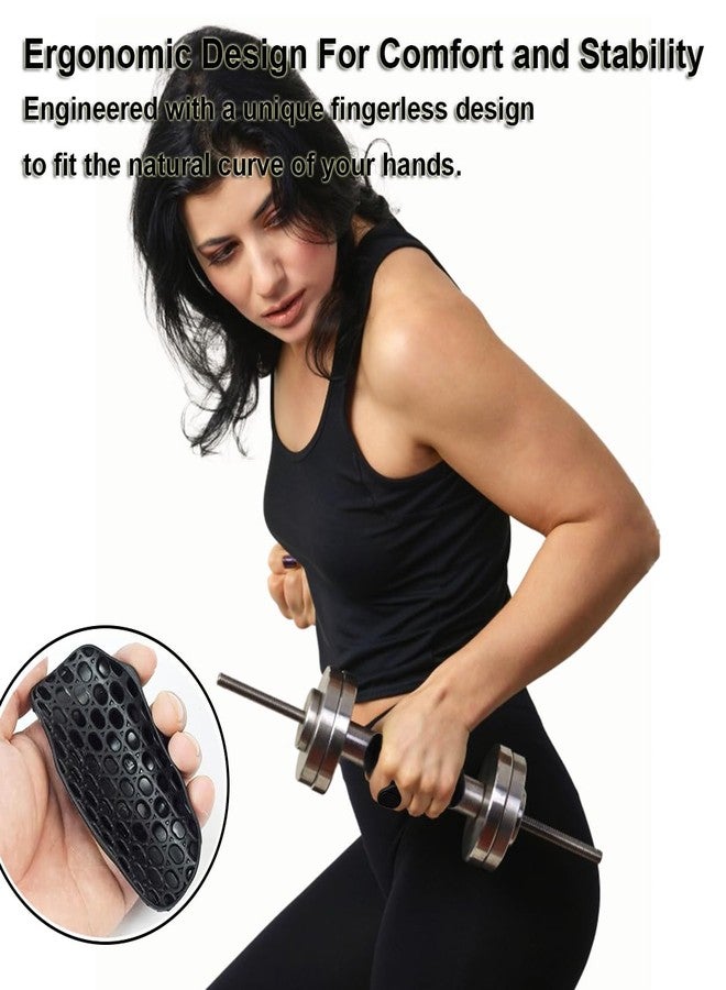 Chasefun Gym Grips, Sweat - Free Hand Protection for Men and Women, Training and Bodybuilding Workout Grip, Gym Workout Gloves Ideal for Weight Lifting (4Pcs) - Image 4
