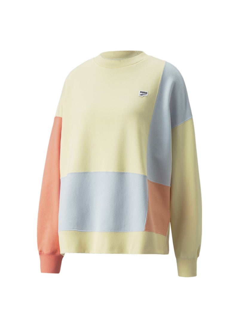 PUMA - Downtown Longsleeve Womens Crew Neck Sweatshirt - Image 1