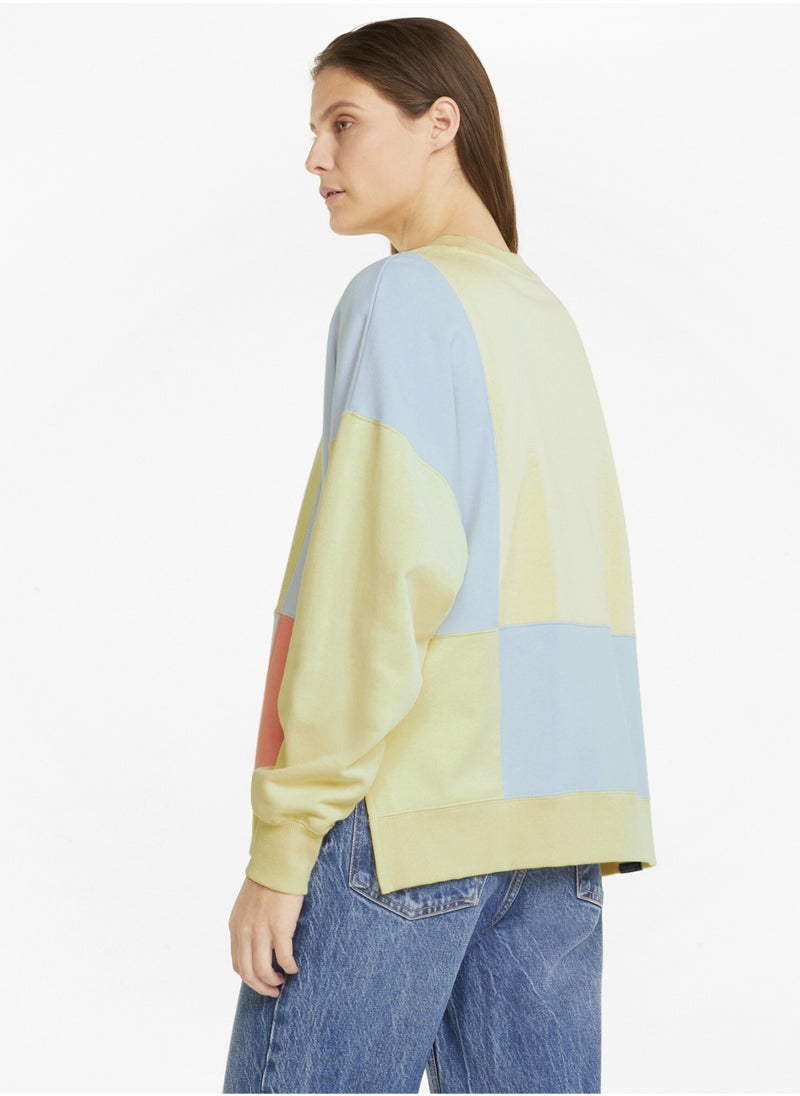 PUMA - Downtown Longsleeve Womens Crew Neck Sweatshirt - Image 1