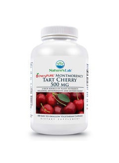 Nature's Lab Nature’S Lab Tart Cherry 500Mg Contains Powerful Antioxidants & Flavonoids Supports Metabolic Functions & General Wellness Non Gmo Vegan Gluten Free* 180 Capsules (6 Month Supply)  - Image 2