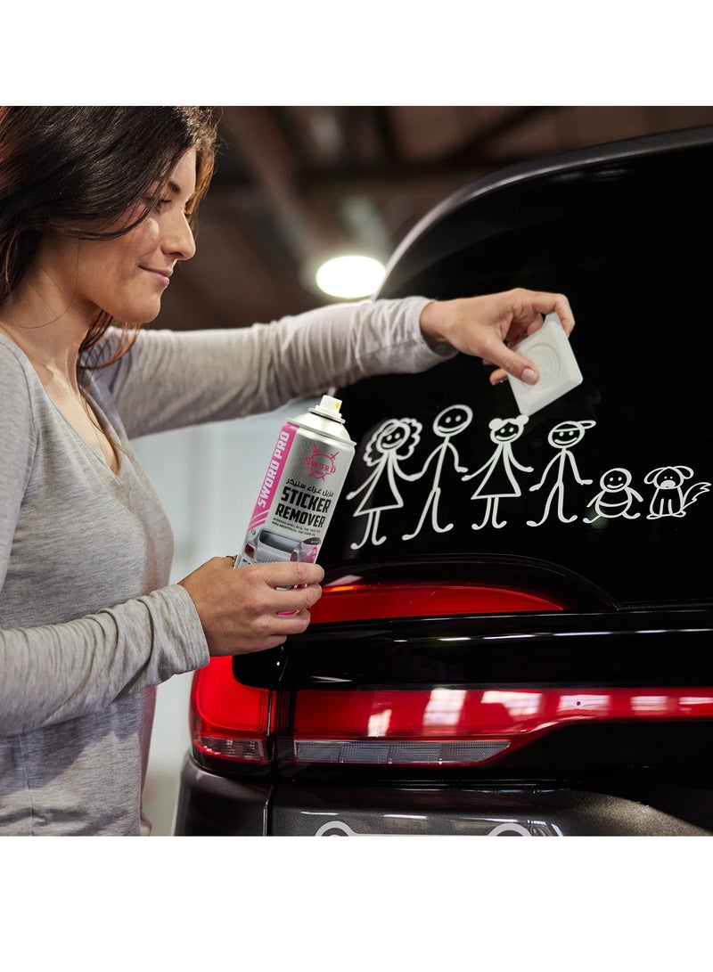 Sword Pro Sticker Remover 450ml – Removes Stickers, Tar, Tree Sap, Bug Spots, Bird Droppings, Road Oil & Adhesive Residue - Image 5