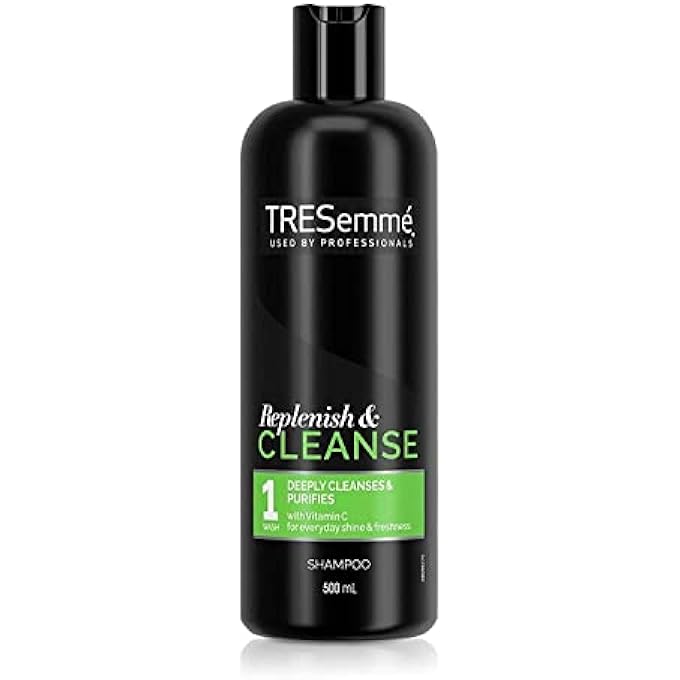 Tresemme REPLENISH & CLEANSE WITH VITAMIN C SHAMPOO FOR GREASY HAIR, 500 ML - Image 1