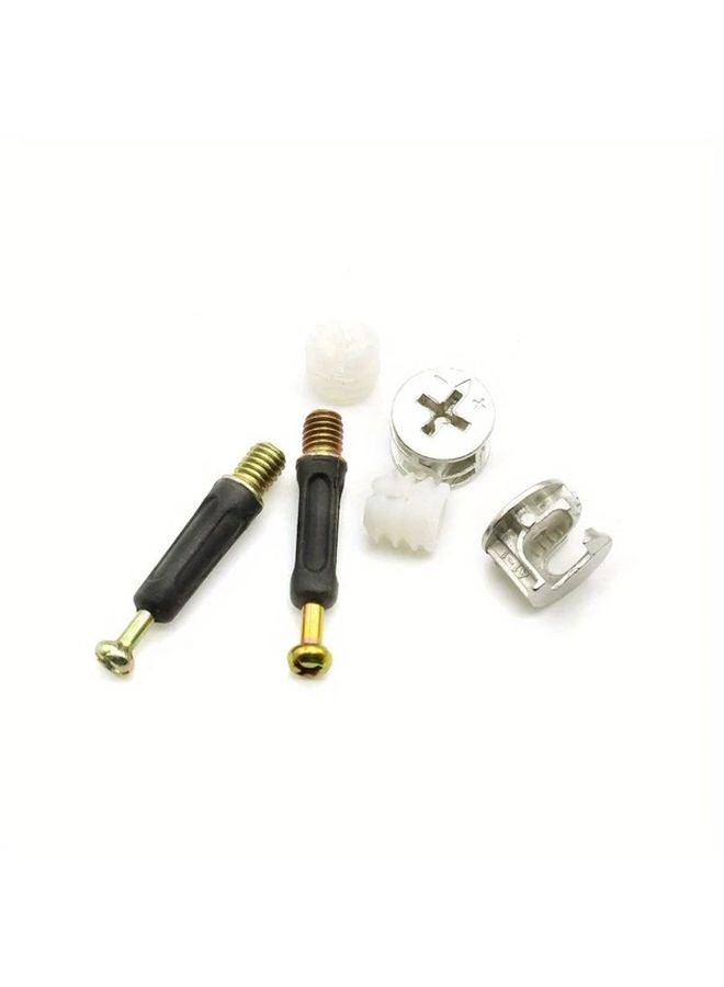 45 Sets 3 In 1 Furniture Connecting Kit With Dowel Nuts And Cam Screws Variant Color - Image 3