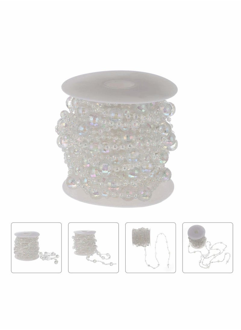 Y&D - Acrylic Bead Strand，Hanging Crystals Beaded Curtains for Doorways DIY Garland Crystal Suncatcher Decoration Pendant Wedding Party Home Decorations-1 Roll - Image 1