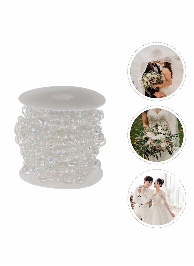 Y&D - Acrylic Bead Strand，Hanging Crystals Beaded Curtains for Doorways DIY Garland Crystal Suncatcher Decoration Pendant Wedding Party Home Decorations-1 Roll - Image 1