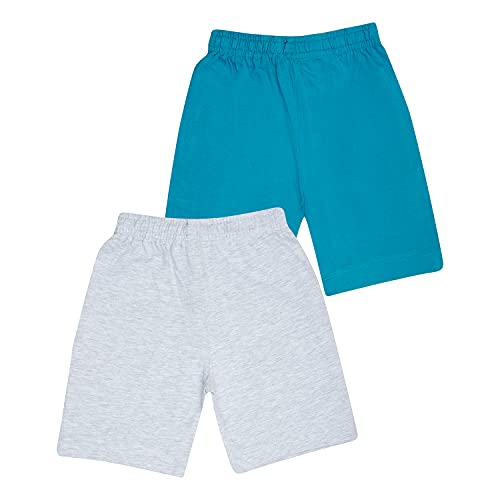 KYDA KIDS Unisex Cotton Printed Regular Fit Shorts - Multicolor(Pack of 2) - Image 2