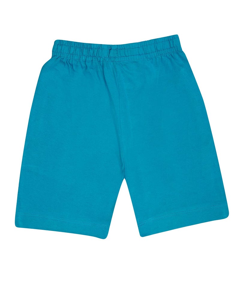 KYDA KIDS Unisex Cotton Printed Regular Fit Shorts - Multicolor(Pack of 2) - Image 4