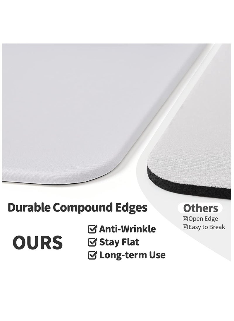 DUNISO Ergonomic Mouse Pad,Office Mouse Pad，High Elasticity Mouse Pad，with Wrist Support,with Non slip Base，for Relieving Wrist Pain，for Computer, Laptop, Office ，Home(Grey)  - Image 5