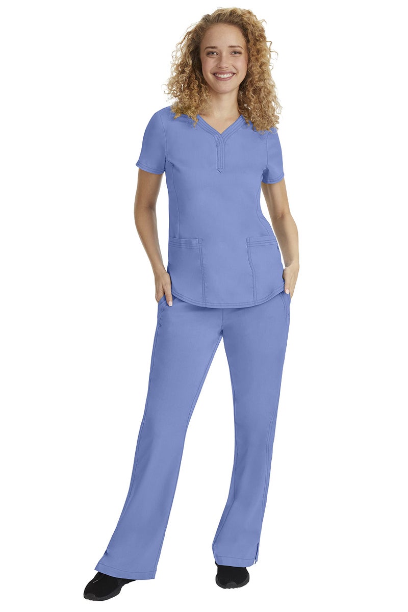Healing Hands Scrub Pants for Women 2 Pocket Elastic Back Drawstring Pant Purple Label 9095 Taylor Ceil M - Image 3