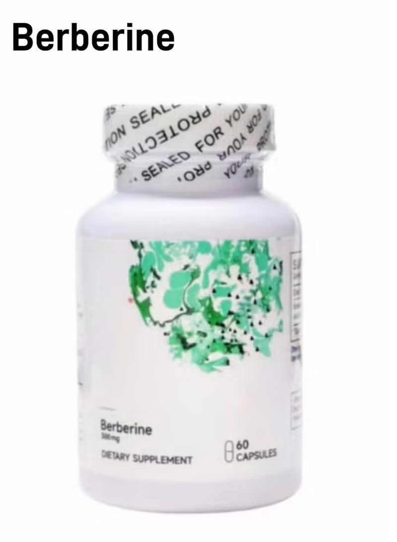 البربارين Berberine-500 مع Thorne Research - مركب نباتي لدعم عملية التمثيل الغذائي للسكر - 60 كبسولة - Image 1