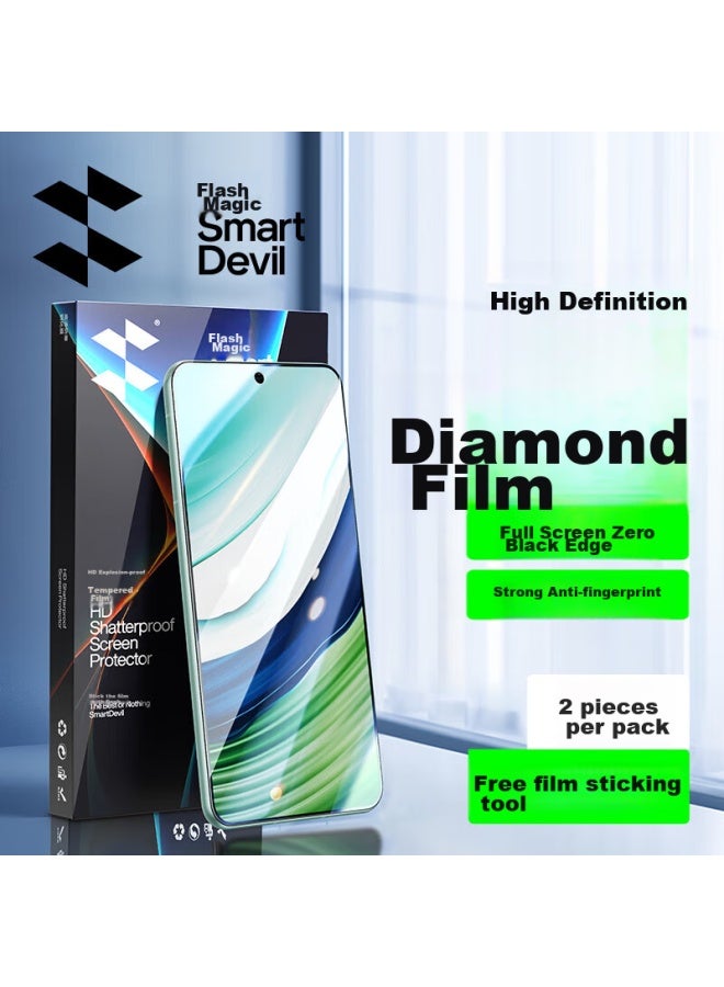 Smartdevil Tempered Glass Screen Protector For Huawei Mate 70, High-definition Full-screen Glass, Shatterproof, Shockproof, Anti-fingerprint, Smooth Phone Film - Image 1