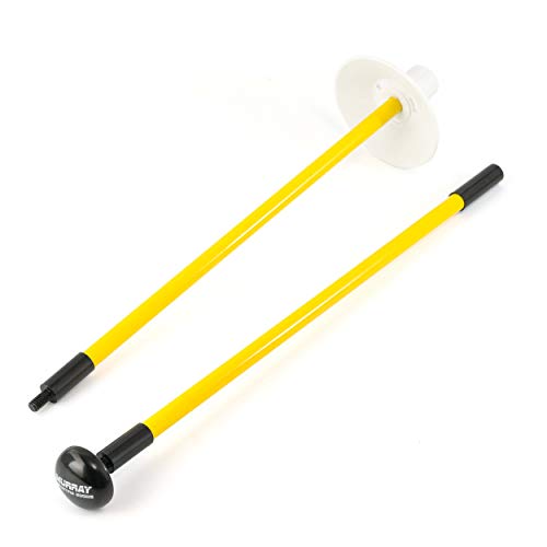 Murray Sporting Goods Golf Flagsticks, Flags and Cups, Set of 3 | Mini Golf Flagsticks with Holes for Putting or Chipping Greens | Putting Green Poles, Cups and Flags in Red, White and Blue (Red) - Image 5