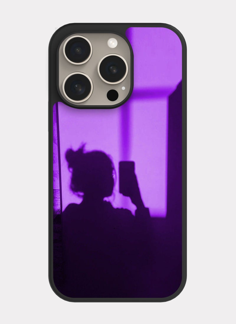 بكسلات كفر ايفون 15 برو بنفسجي رائع - Image 1