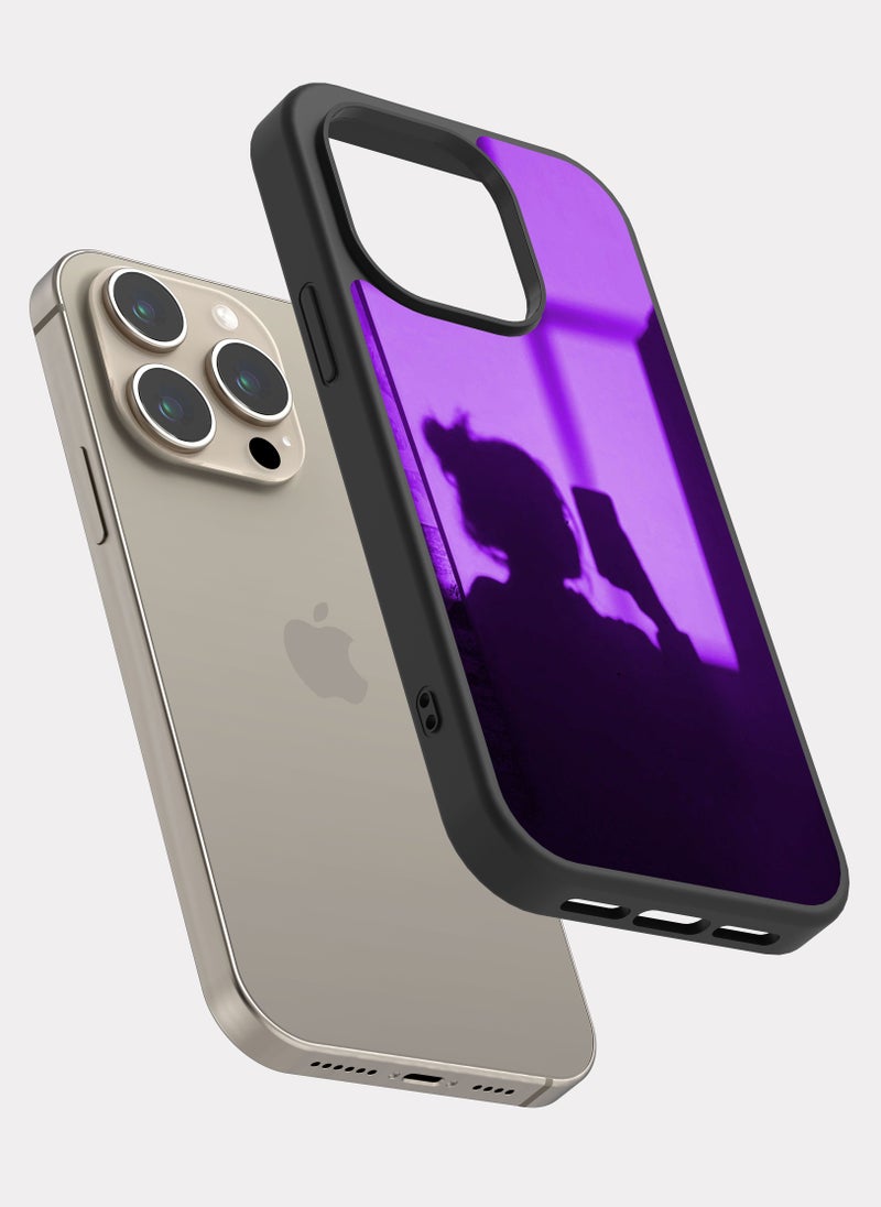 بكسلات كفر ايفون 15 برو بنفسجي رائع - Image 2