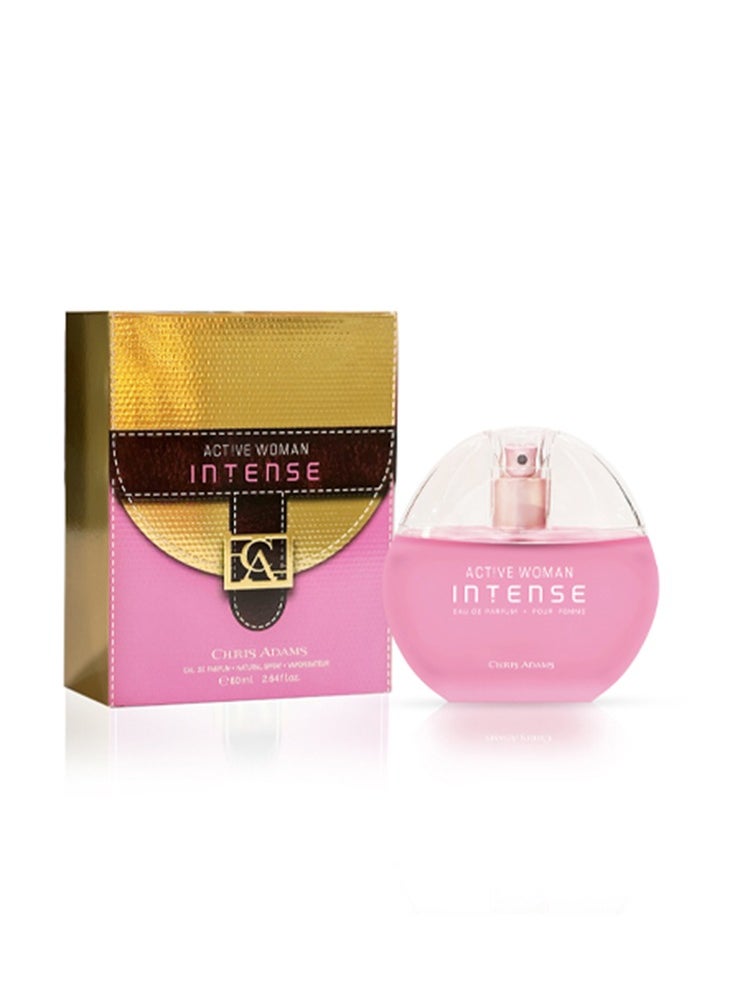 Chris Adams Active Woman Intense 80ml  - Image 2