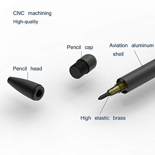 WSD Mechanical Pencils, Magnetic Control Pencil, CNC Machined, Universal 2.0mm Pencil Refill, Black - Image 4