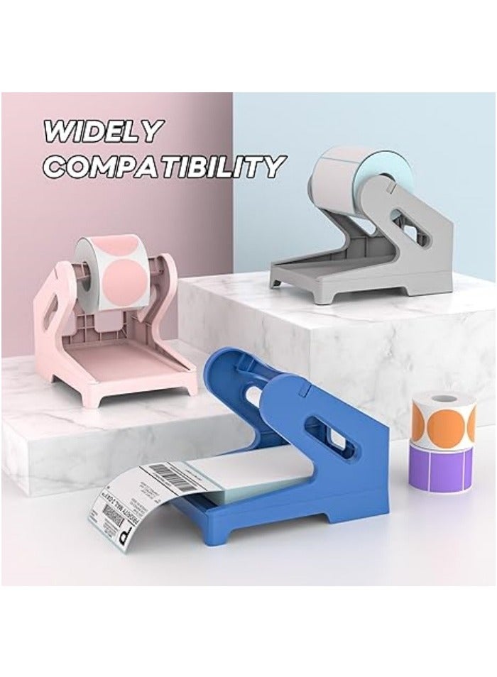 Label Holder for Rolls and Fanfold Labels Shipping Labels Stand Desktop Thermal Printer DIY Accessory Business Supplies for Home, Office - Image 4