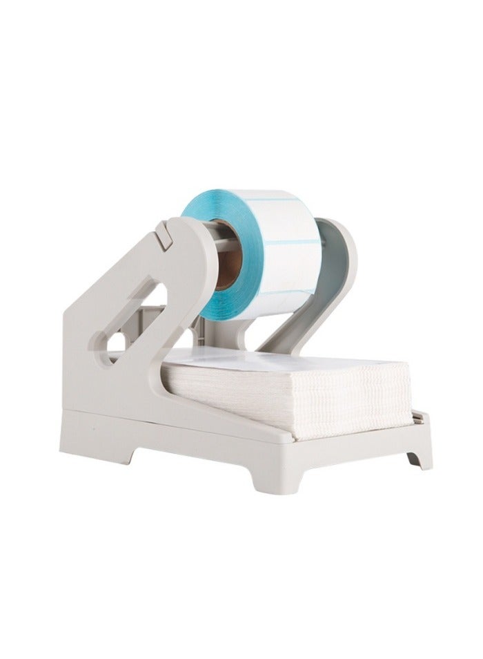 Label Holder for Rolls and Fanfold Labels Shipping Labels Stand Desktop Thermal Printer DIY Accessory Business Supplies for Home, Office - Image 1