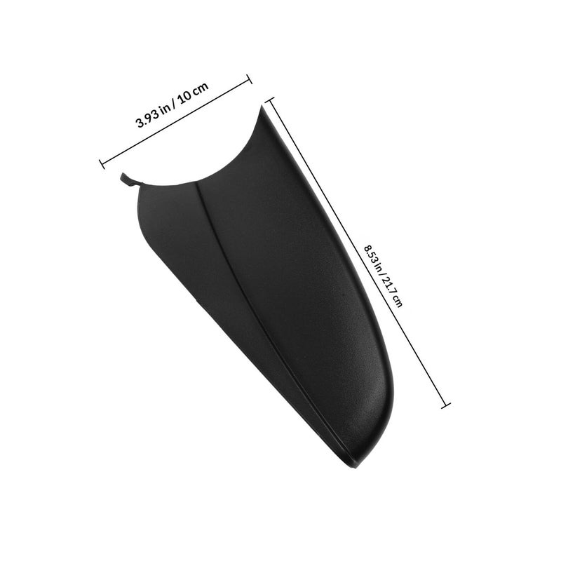 Left Side Car Mirror Cover Compatible Mk5 Compact Hatchback Matte Black - Image 3