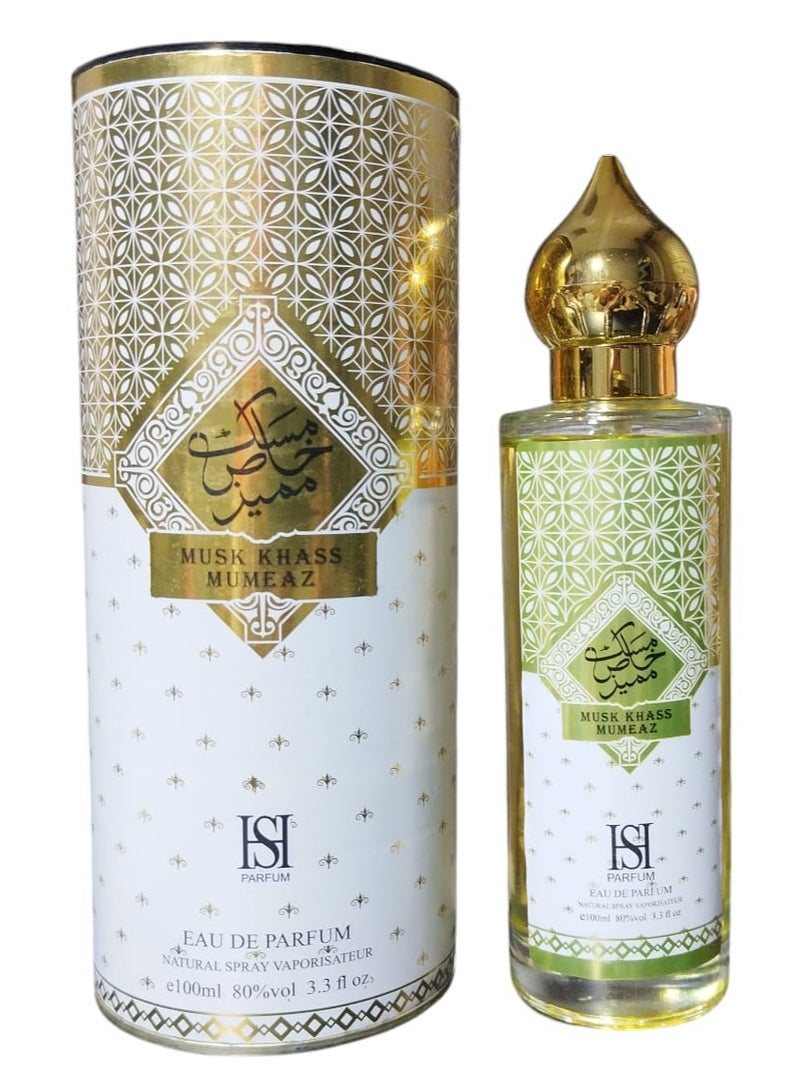 Musk Khass Mumeaz Eau De Parfum For Unisex - 100 ML