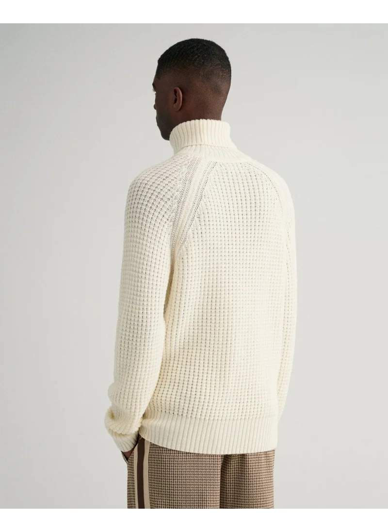 غانت Gant Textured Rollneck Sweater