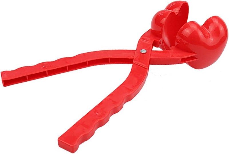 klarako Snowball Maker Toys, Snowball Maker Heart Shaped Snowball Clip Mould Tool Snowball Maker Toys Set for Kids Outdoor Fun (2PCS) - Image 4