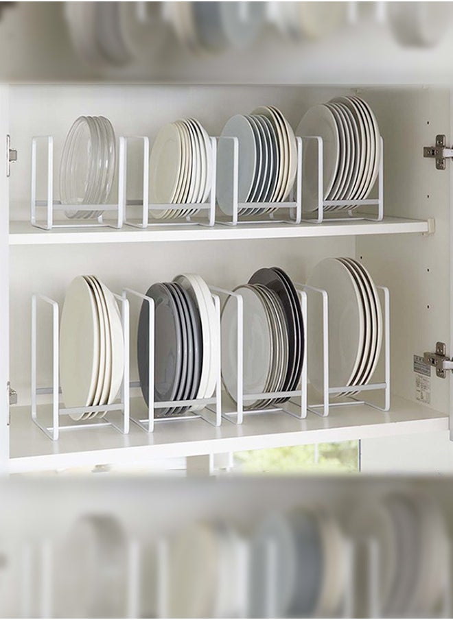2PCS Kitchen Space Saver Dish Rack - White  Large